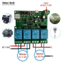 Jane Eyre 4 Channel WiFi Relay Module with 433 MHz Radio Remote Control – Garage Door Control