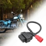 16PIN to 6PIN Adapter Motorcycle Bike Diagnostic For KTM Moto Guzzi Piaggio Honda DE