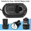 Batería de 2X 3500mAh para Makita 10,8 V BL1013 BL1014 DF330D 194551-4 194550-6 195332-9