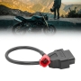 16PIN to 6PIN Adapter Motorcycle Bike Diagnostic For KTM Moto Guzzi Piaggio Honda DE