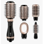 4-in-1 straightening/curling/hot air drying brush