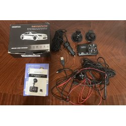 CHORTAU 3-inch Full HD Front and Rear DVR with G-Sensor B-T13