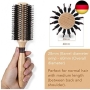 BESTOOL Round Brush Boar Bristles with Nylon Pins Professional Hair Styling Brush