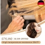 BESTOOL Round Brush Boar Bristles with Nylon Pins Professional Hair Styling Brush