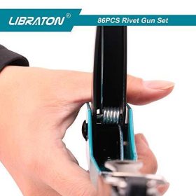 Juego de remachadoras de repuesto Libraton 4en1 con remachadora manual