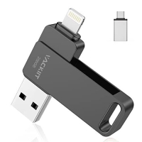USB-флеш-накопитель USB-C емкостью 128 ГБ для Apple iPhone, сертифицированный по Lightning, флэш-накопитель Vackiit Photo Stic USB-C