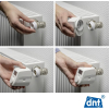 dnt ThermoTune DNT000016 Электронный термостат для отопления, экономия затрат на отопление, защита окружающей среды и энергосбережение, белый