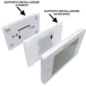 Cronotermostato digital WiFi de doble banda compatible con Alexa