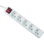 Expert Line extension cable for 5 sockets with switch