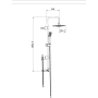Sistema de ducha EISL Easy Energy DX12004-A conjunto