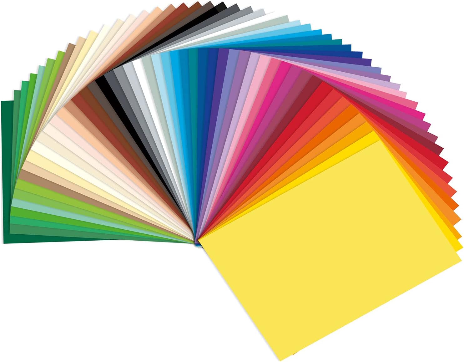 folia 67/50 99 - Coloured paper mix, approx. 50 x 70 cm, 130 g/m², 50