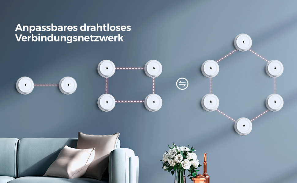 AEGISLINK wireless networked smoke detector, S-RF220