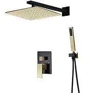 ESOP Ensemble de Douche Encastrable Blanc Colonne de Douche Monté au Plafond Système de Douche av...