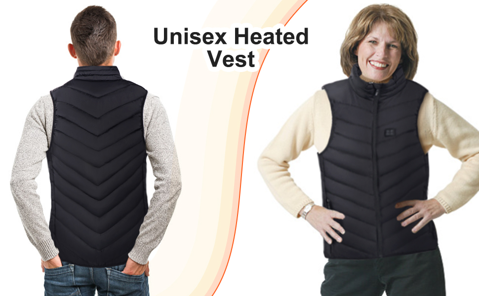 Heated vest for men and women