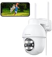 2K WiFi Outdoor Security Camera, GALAYOU Home Surveillance IP Camera with Night Vision in...