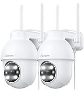 GALAYOU 2K Outdoor WiFi Security Camera, Home Surveillance IP Camera with Night Vision in...