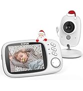 Boifun baby monitor with camera, VOX baby monitor, night vision baby, alarm clock, temperature monitoring, video etc.