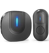 SURFOU wireless doorbell outdoor waterproof doorbell wireless doorbell battery operated set, IP55 kli...