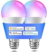 Meross Lampadine con Alexa, Lampadine inteligente con Wi-Fi LED Dimmerabile Multicolore E27 9W,...