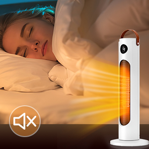 fan heater energy saving quiet