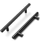 Goldenwarm 15 pieces furniture handles 128 mm - kitchen handles black kitchen cabinet door handles kitchen cupboard...