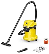 Kärcher Aspirador en Seco y Húmedo WD 3 V-17/4/20, filtro cartucho felltro, 1000 W, депозит: 17 ...