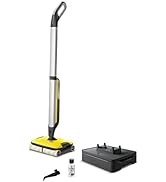 Kärcher Hartbodenreiniger FC 7 Cordless - elektrischer und kabelloser Bodenwischer für 135 qm - m...