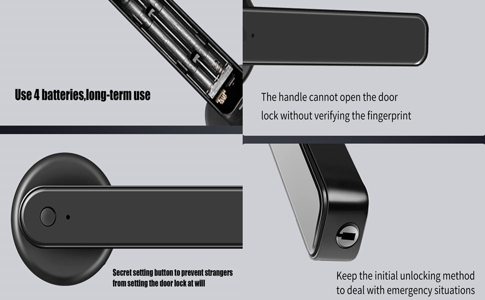 Fingerprint door lock