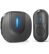 Surfou Wireless Bell Outdoor Waterproof Doorbell Wireless Bell Battery Operated Set IP55 Kli...