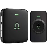 Mini wireless doorbell waterproof, AVANTEK CB-11 wireless doorbell 300M wireless range front door chime...