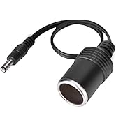 Socobeta enchufe adaptador de encendedor de cigarrillos a enchufe de encendedor de coche cable de alimentación de 1 ~ 12V