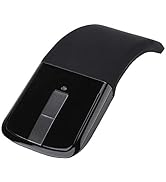 Socobeta Wireless Mouse Touch Thin Arc Optical Mouse Energy Saving High Sensitivity Folding Mouse for...