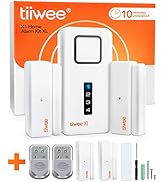 tiiwee alarm system for doors and windows - security system with siren, remote control - burglar protection...