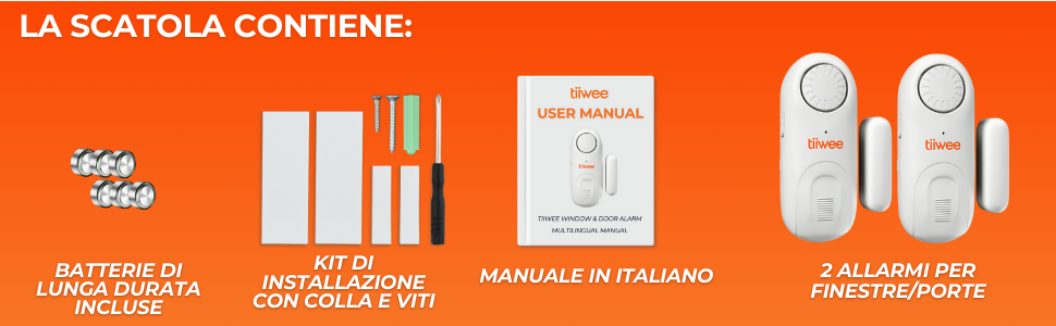 alarma finestre garaje antifurto casa senza fili