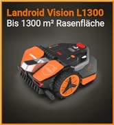 Landroid Vision L1300 Wr213E bis zu 1300 m² Schnittfläche